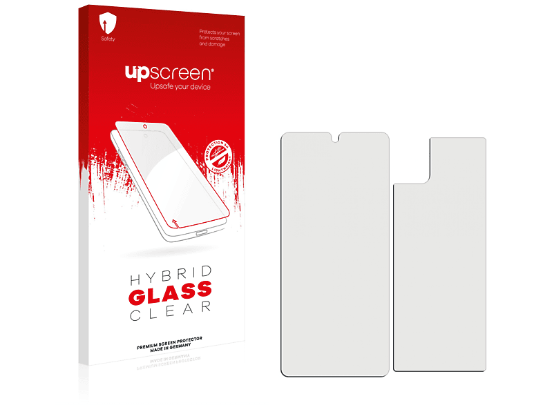 UPSCREEN klare Schutzfolie(für Samsung Galaxy Note Lite (Vorder 10 Rückseite)) 