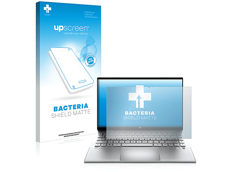 UPSCREEN antibakteriell entspiegelt matte Schutzfolie(für HP Pavilion x360 14-dy0155ng)