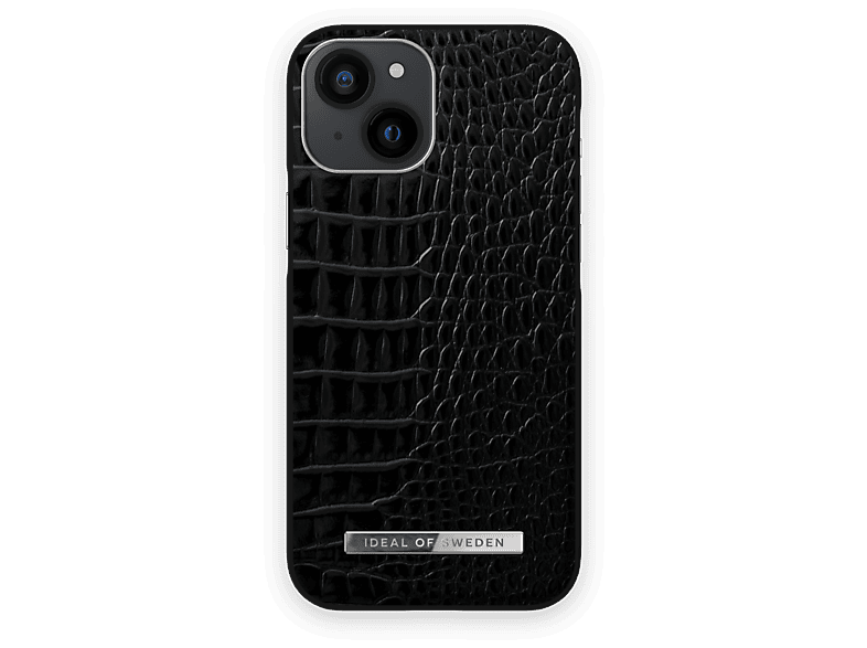 OF iPhone Neo Apple, IDEAL Croco Mini, Backcover, 13 Silver IDACSS21-I2154-306, Noir SWEDEN