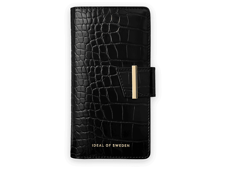IDEAL OF SWEDEN Apple, Black Jet Recycled Bookcover, 13 Pro, Croco - IDPWSS22-I2161P-207, iPhone