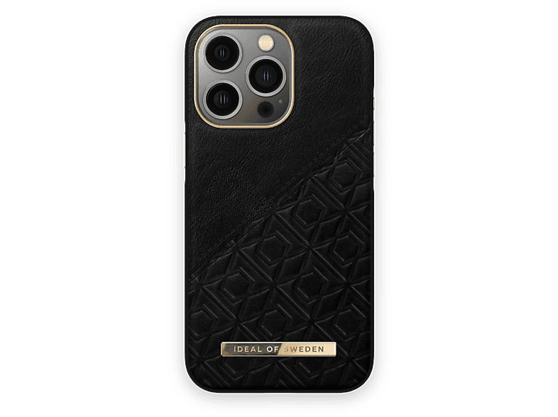 Embossed Black IDEAL 13 SWEDEN OF IDACAW21-I2161P-328, Pro, Backcover, Apple, iPhone