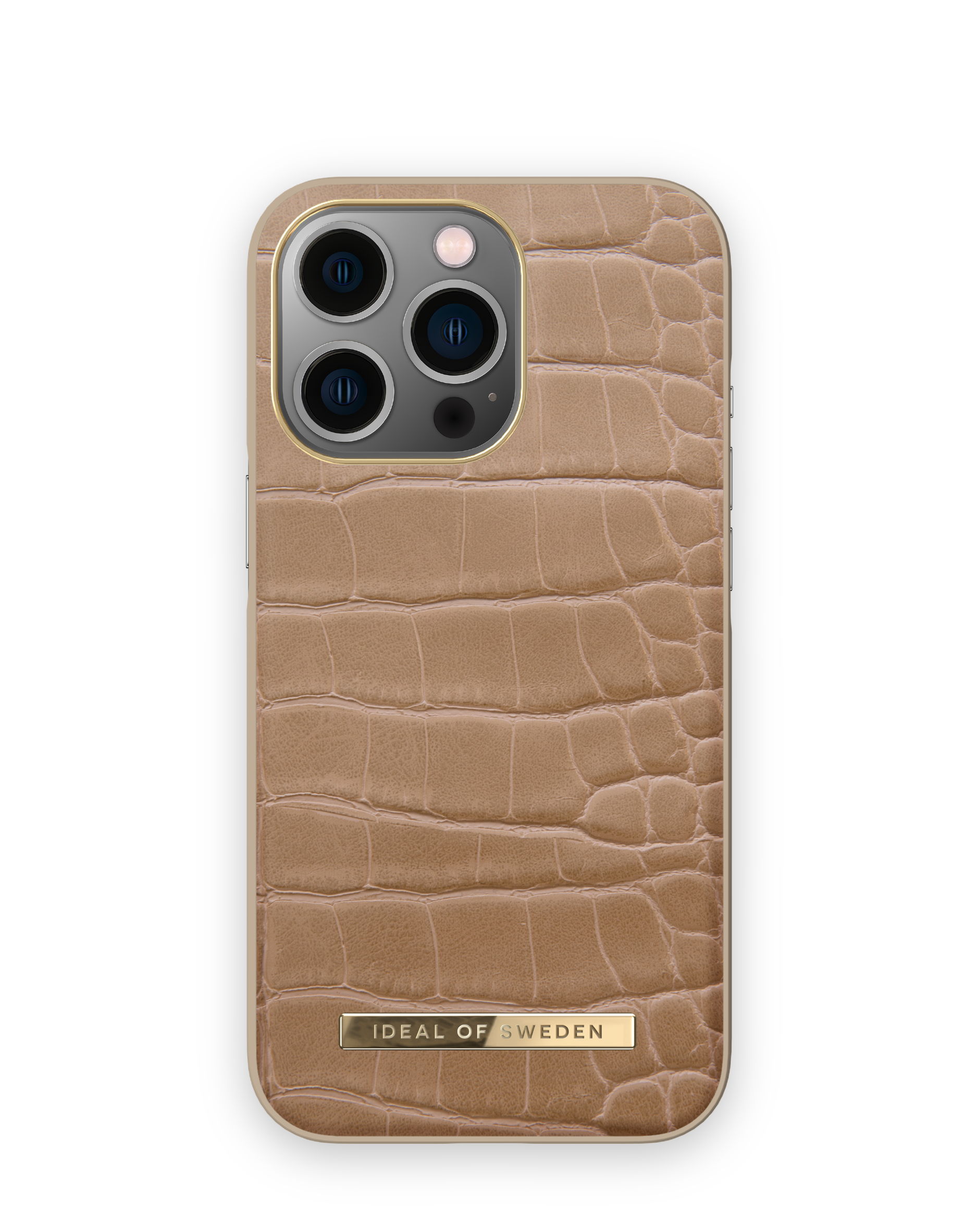 IDEAL OF SWEDEN IDAWAW21-I2161P-325, Full iPhone Pro, Croco Apple, 13 Camel Cover
