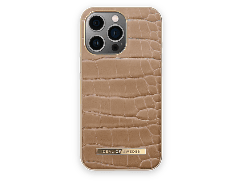 IDEAL OF SWEDEN IDAWAW21-I2161P-325, Full iPhone Pro, Croco Apple, 13 Camel Cover