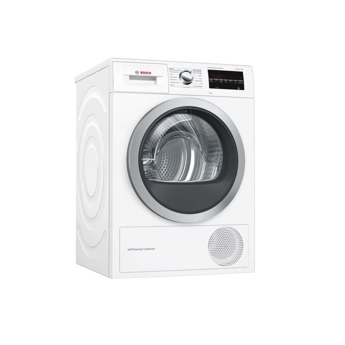 Secadora - BOSCH Secadora Bosch WTG87239EE, Blanco, 9 kg, Bomba de calor, A++, Independiente, Blanco