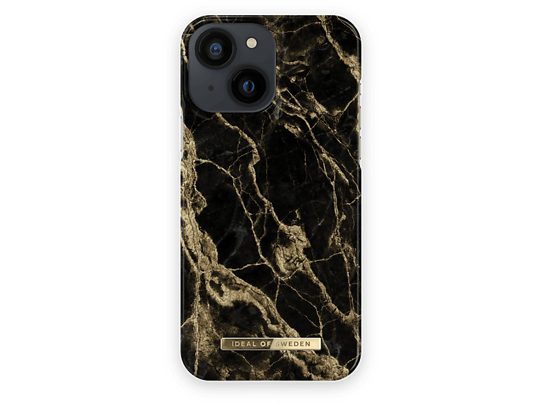 IDEAL OF SWEDEN IDFCSS20-I2154-191, Backcover, Apple, iPhone 13 Mini, Golden Smoke Marble
