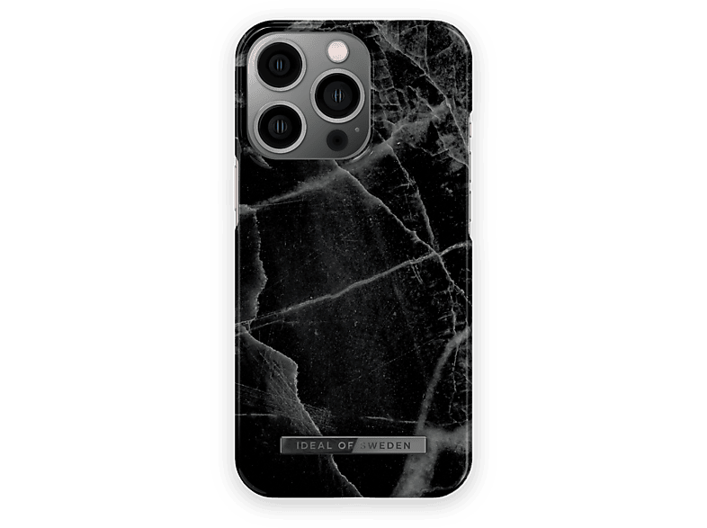 IDEAL OF SWEDEN IDFCAW21-I2161P-358, Backcover, Apple, iPhone 13 Pro, Black Thunder Marble