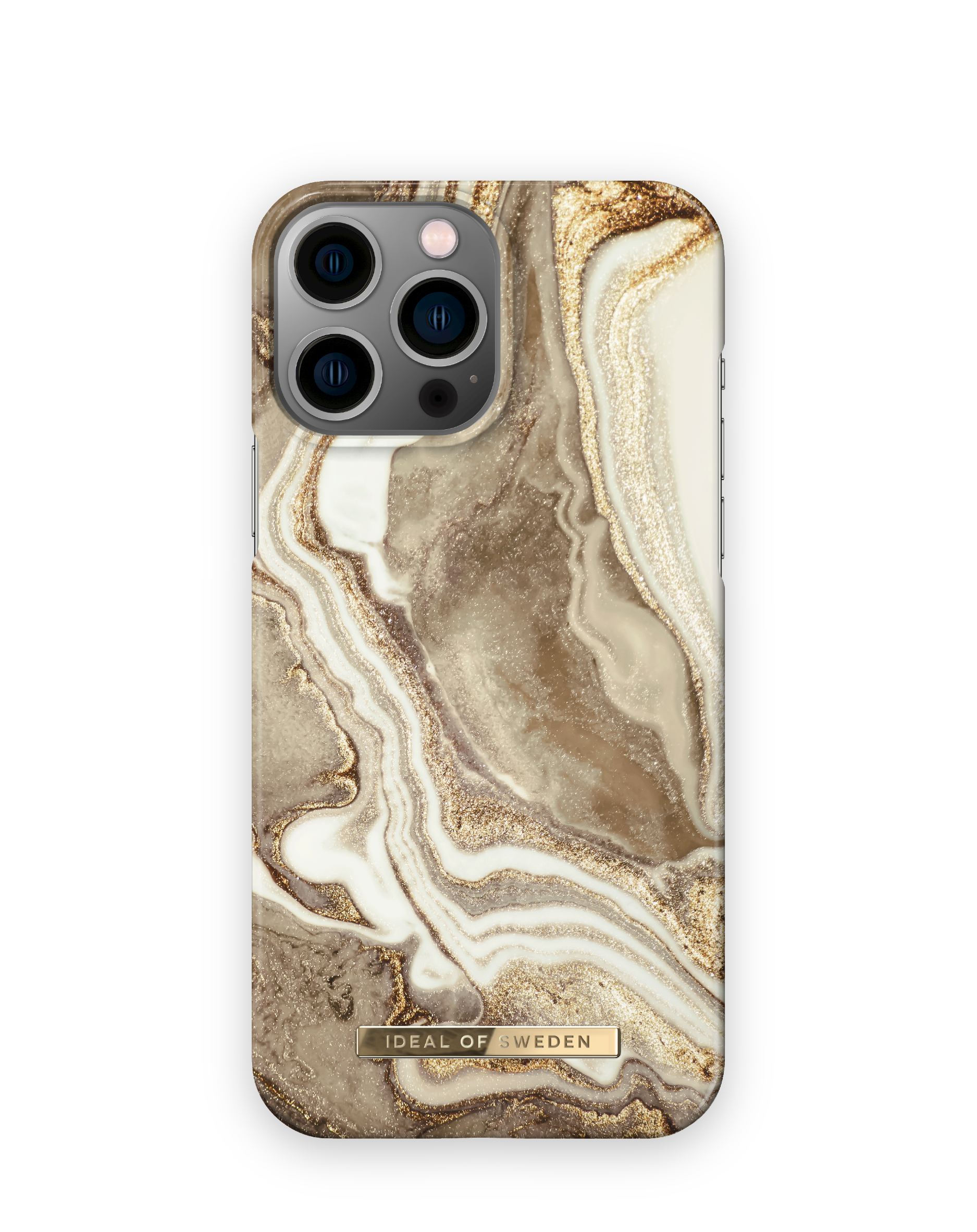 13 Golden IDFCGM19-I2167-164, Sand Max, OF iPhone Marble Backcover, SWEDEN IDEAL Apple, Pro