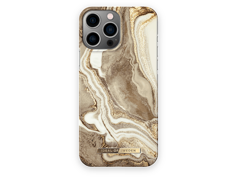 13 Golden IDFCGM19-I2167-164, Sand Max, OF iPhone Marble Backcover, SWEDEN IDEAL Apple, Pro