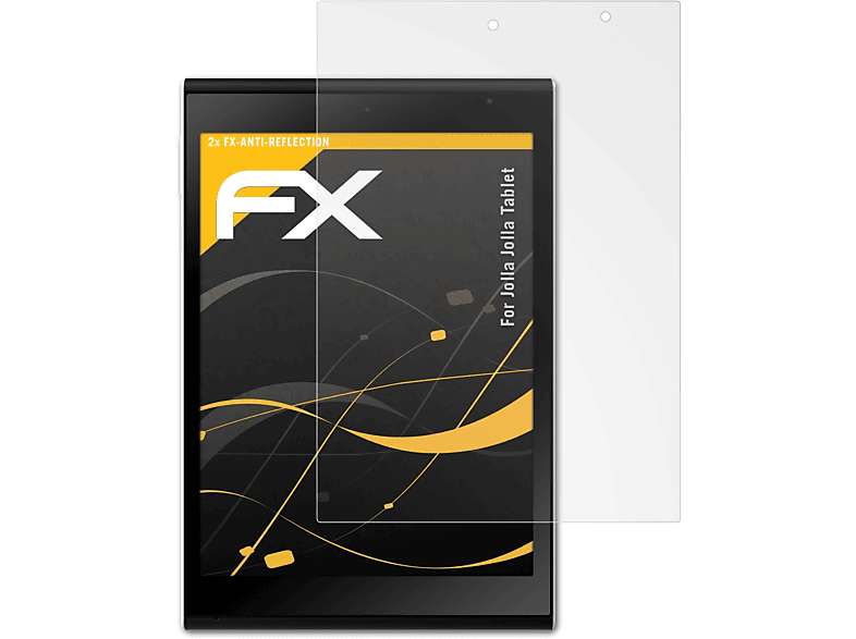 ATFOLIX 2x FX-Antireflex Displayschutz(für Jolla Jolla Tablet)