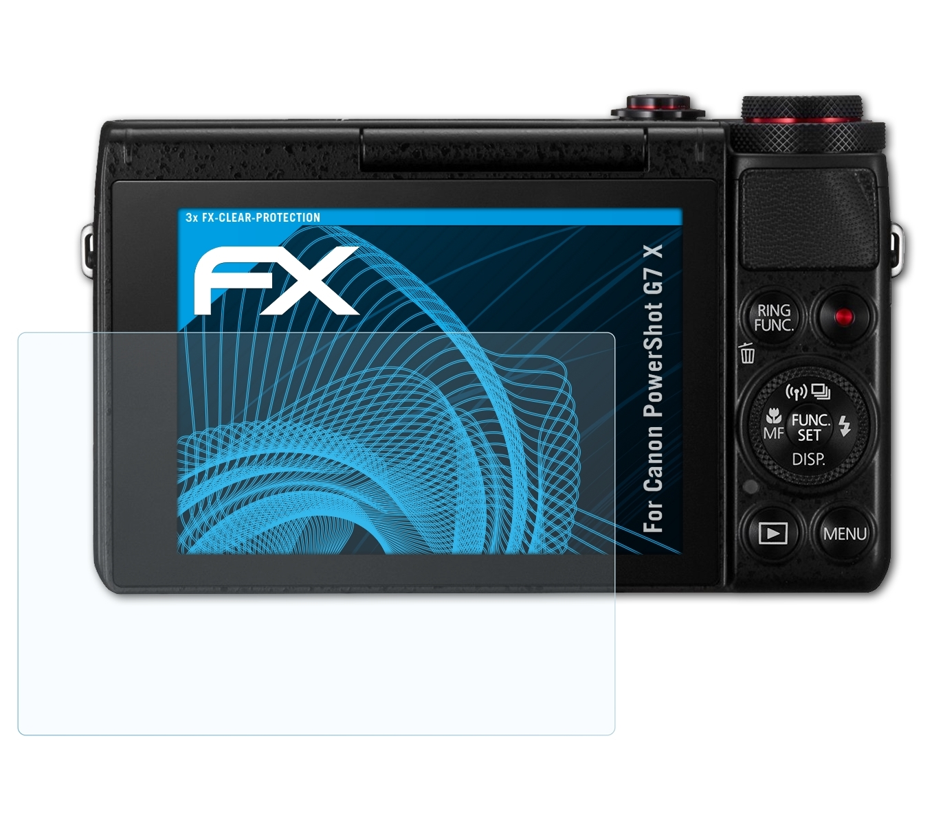 ATFOLIX 3x PowerShot G7 Canon Displayschutz(für FX-Clear X)