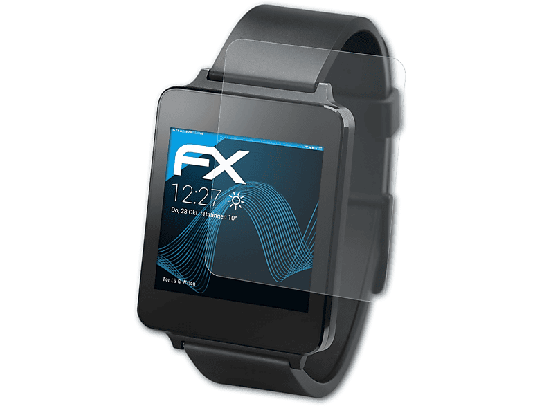 ATFOLIX 3x FX-Clear Displayschutz(für LG G Watch)
