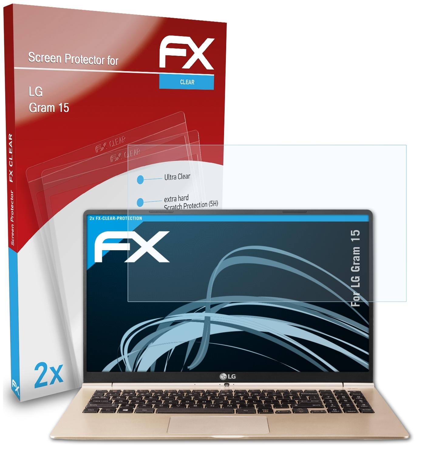 FX-Clear 15 ATFOLIX LG 2x Displayschutz(für Gram (15Z960))