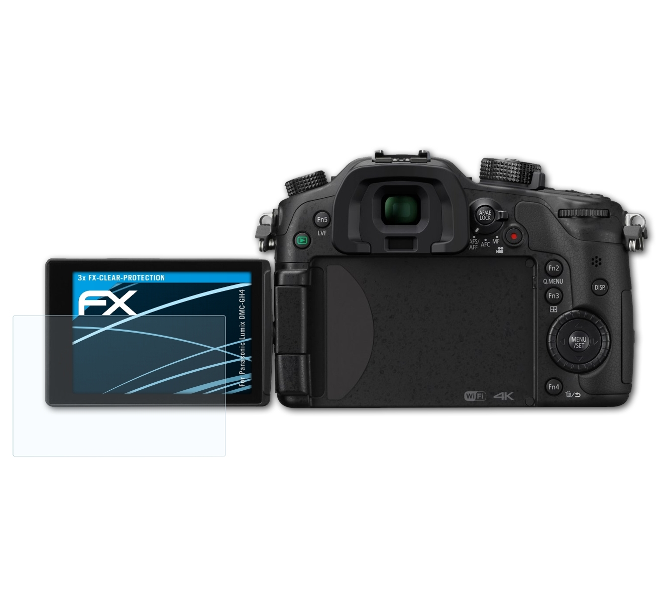 ATFOLIX 3x FX-Clear Displayschutz(für DMC-GH4) Panasonic Lumix