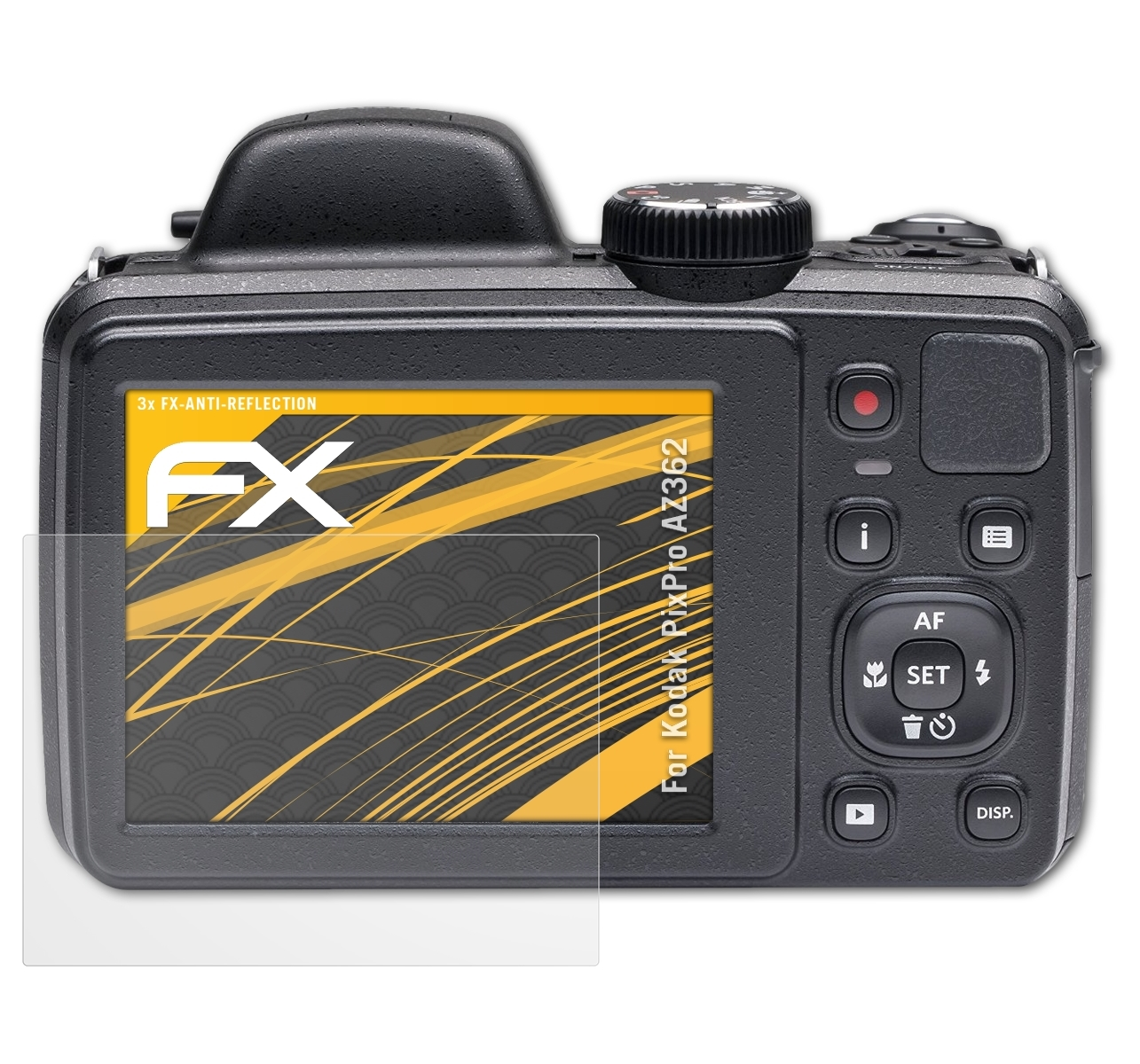 ATFOLIX 3x FX-Antireflex AZ362) Displayschutz(für PixPro Kodak