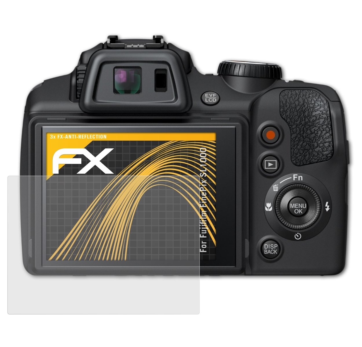 FX-Antireflex Displayschutz(für FinePix ATFOLIX 3x Fujifilm SL1000)