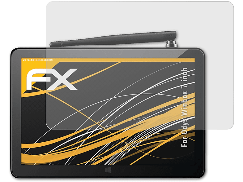 ATFOLIX 2x FX-Antireflex Displayschutz(für Odys Winbox (7 inch))