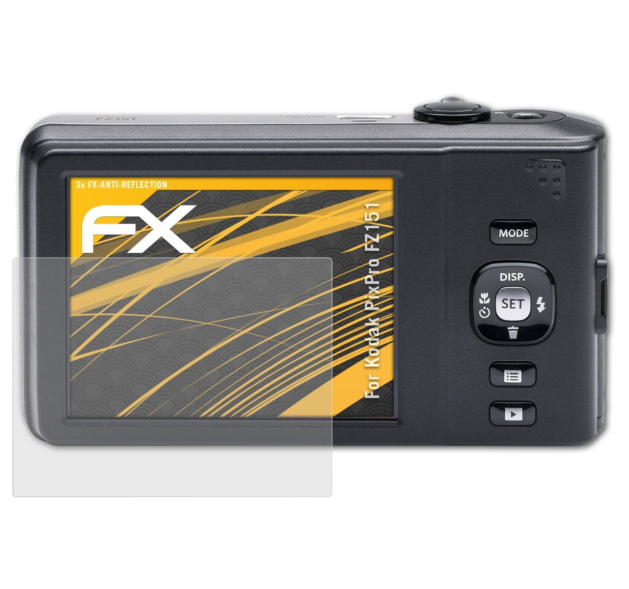 ATFOLIX Displayschutz(für Kodak FX-Antireflex PixPro 3x FZ151)