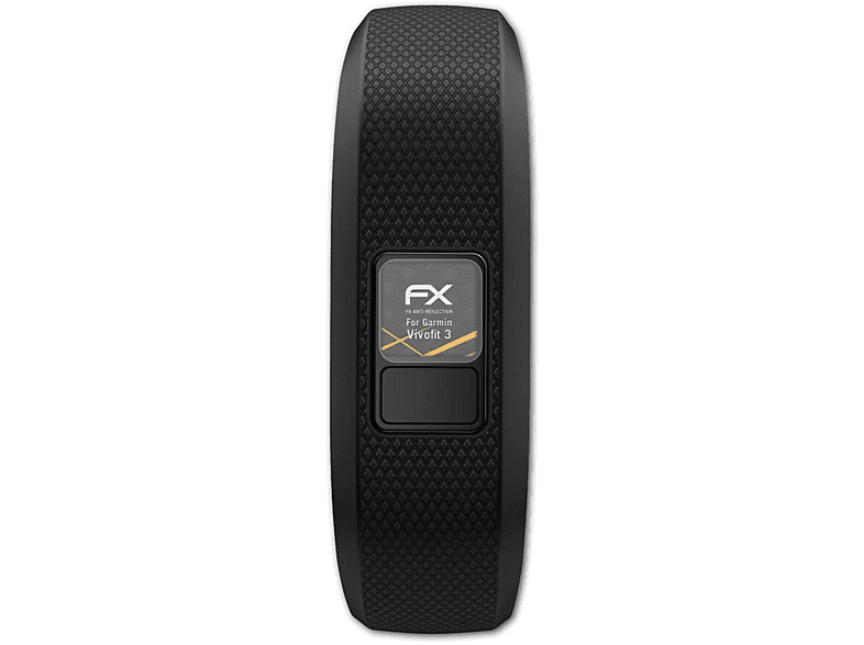 ATFOLIX 3x FX-Antireflex Displayschutz(für Garmin Vivofit 3)