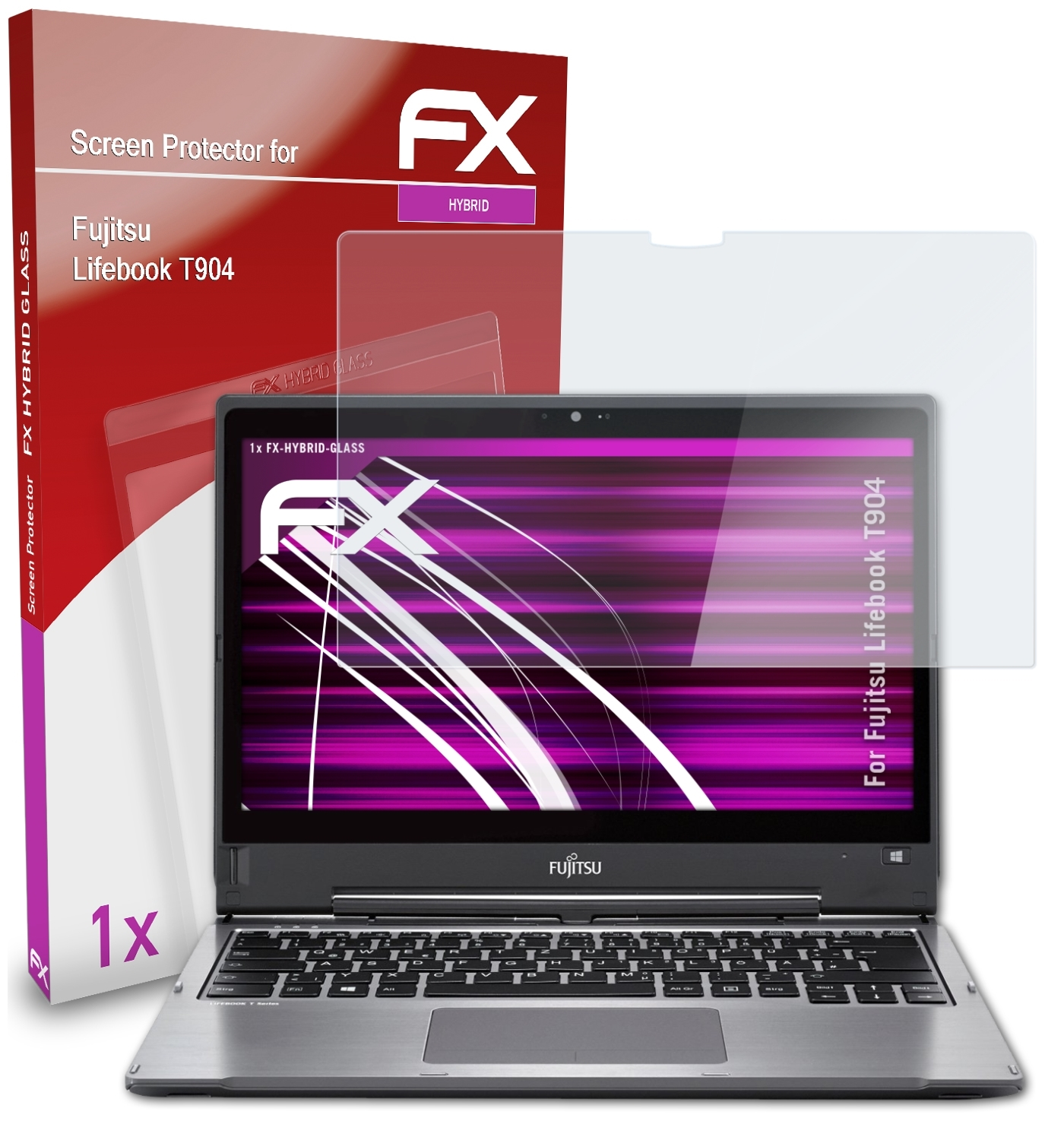 Schutzglas(für FX-Hybrid-Glass Lifebook Fujitsu T904) ATFOLIX