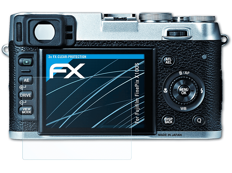 Fujifilm Displayschutz(für FX-Clear FinePix 3x X100S) ATFOLIX