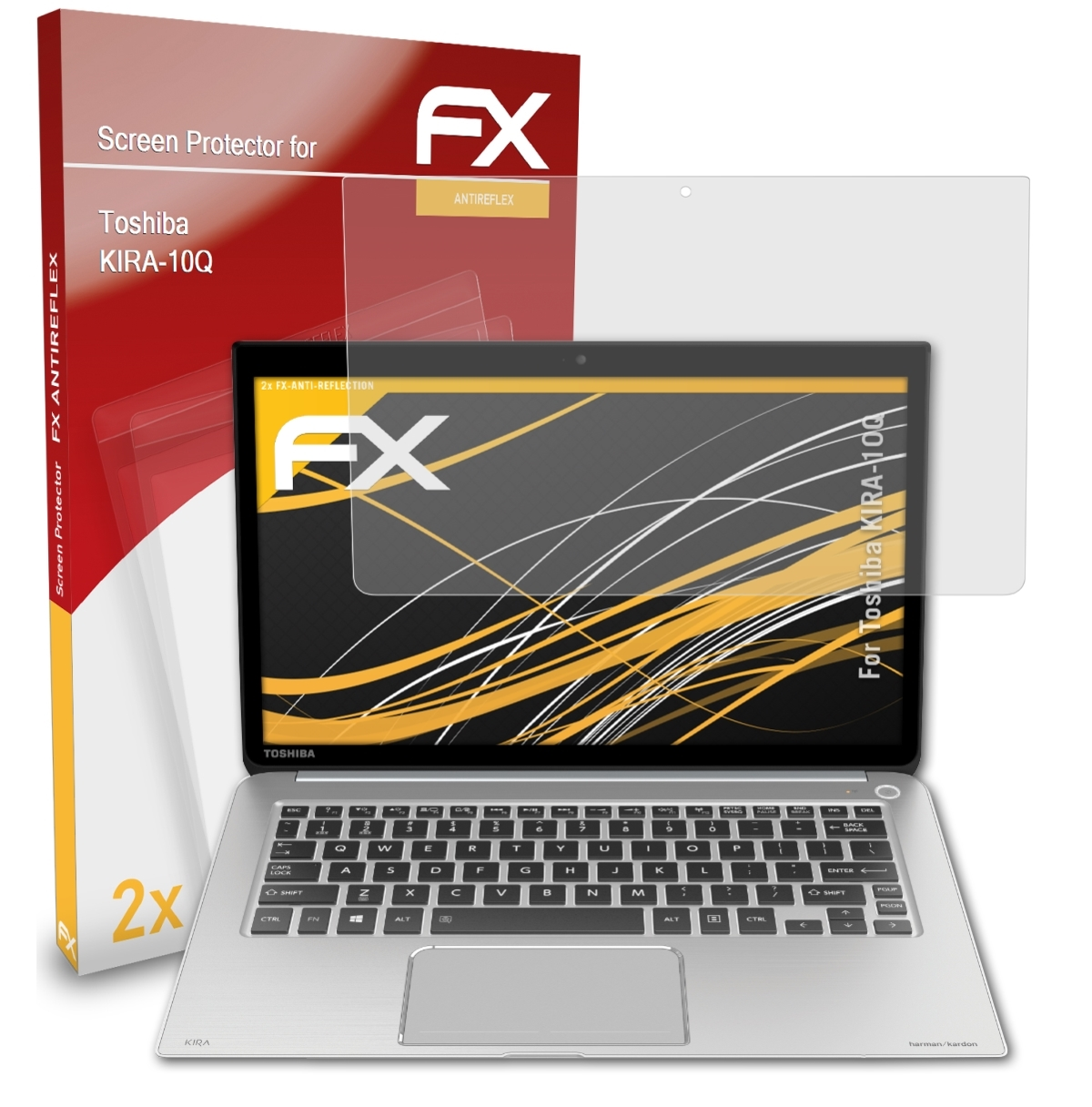 KIRA-10Q) FX-Antireflex Displayschutz(für ATFOLIX Toshiba 2x