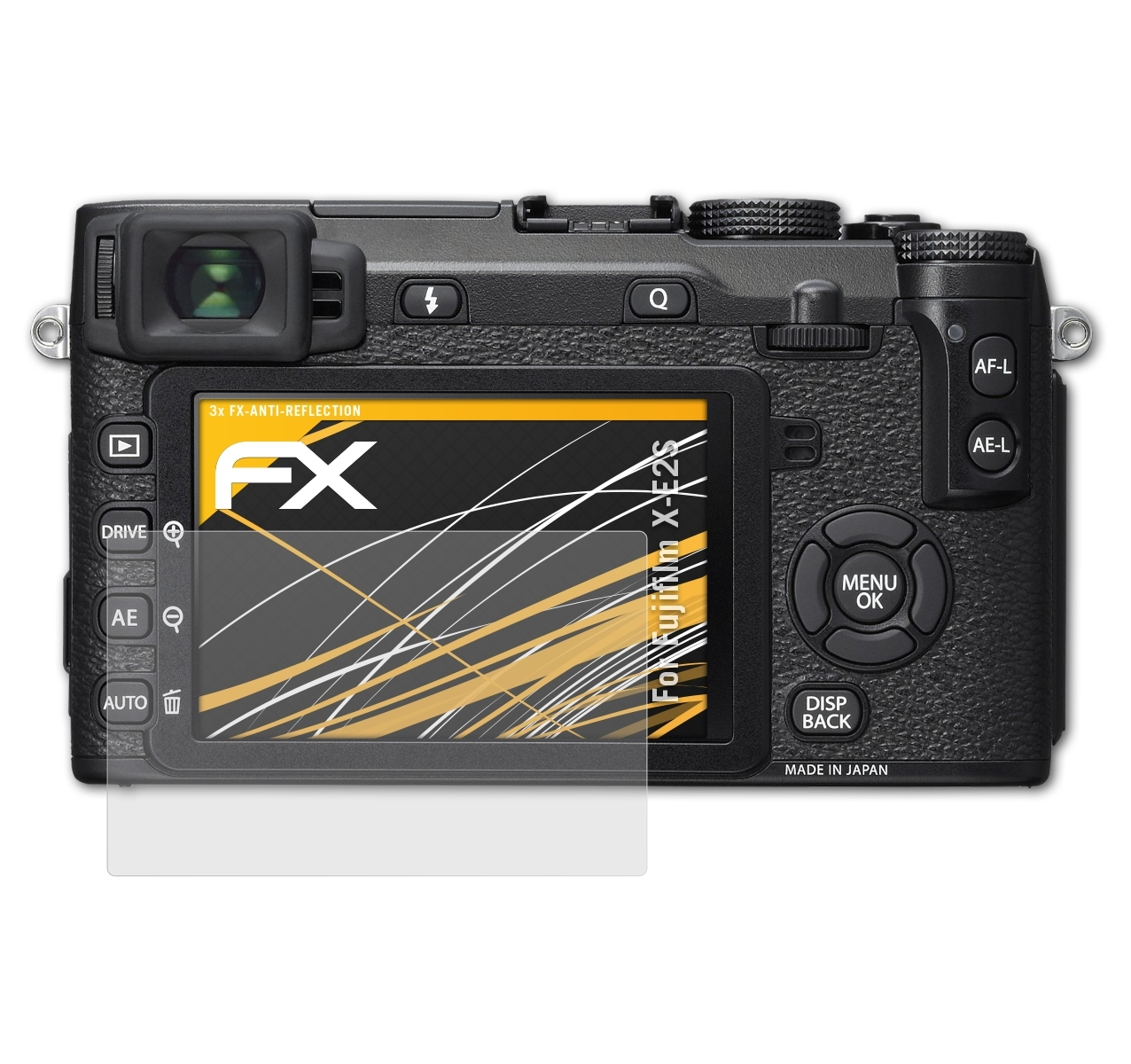 ATFOLIX 3x FX-Antireflex Displayschutz(für X-E2S) Fujifilm