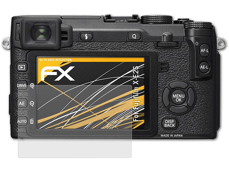 Fujifilm Displayschutz(für ATFOLIX FX-Antireflex X-E2S) 3x