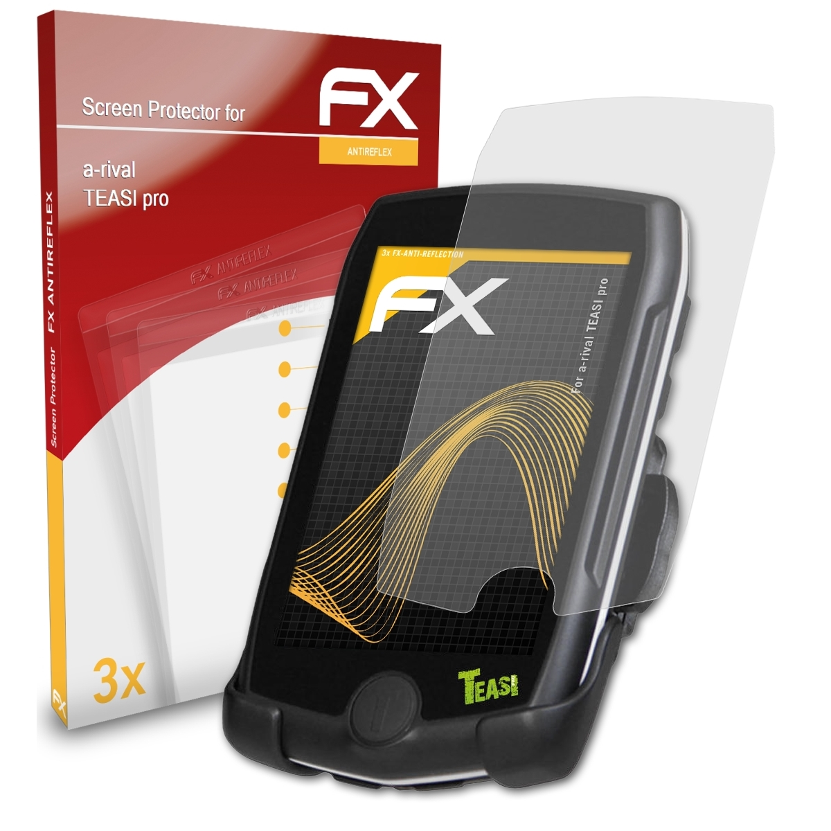 ATFOLIX 3x FX-Antireflex Displayschutz(für a-rival TEASI pro)