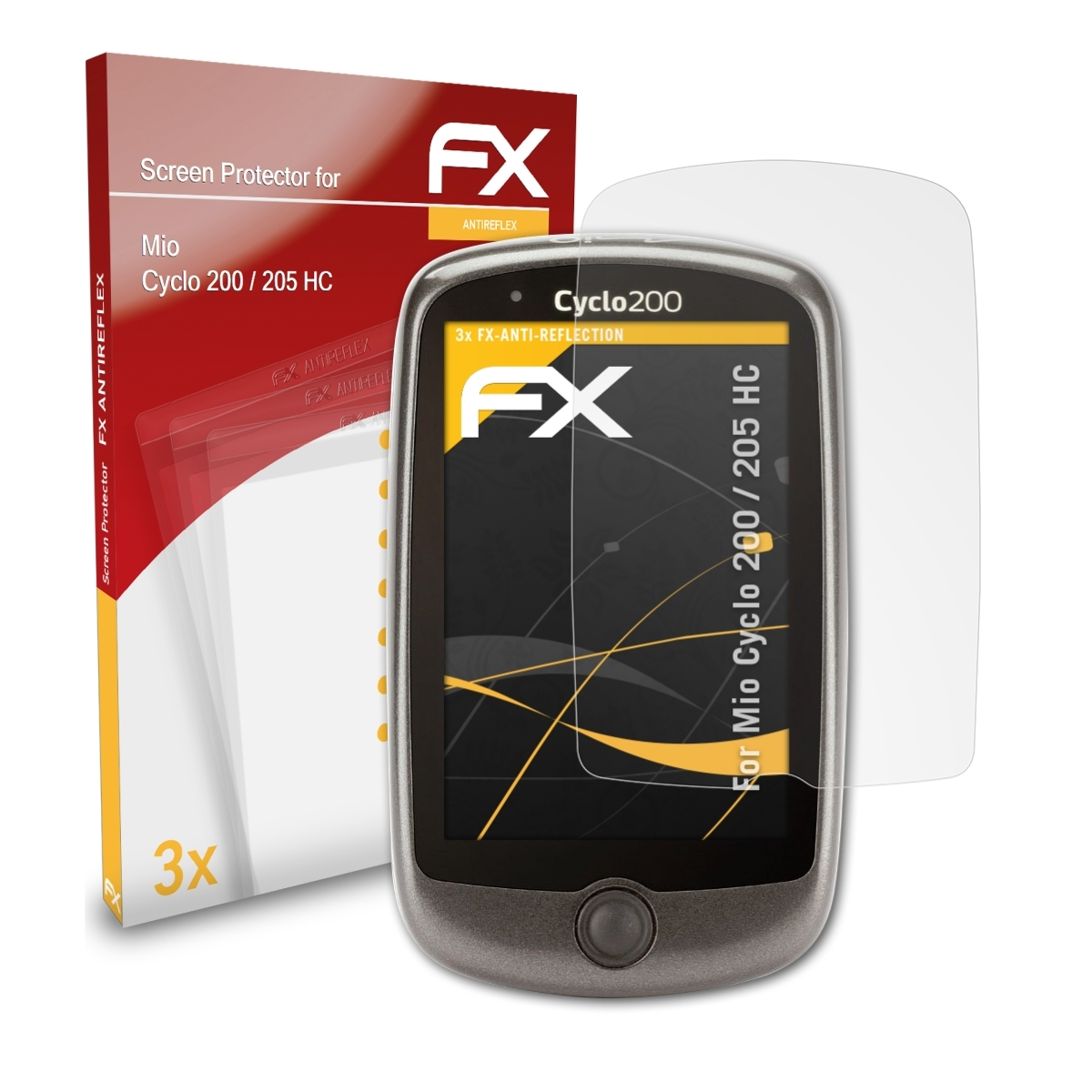 200 ATFOLIX Displayschutz(für / HC) Cyclo 205 Mio FX-Antireflex 3x