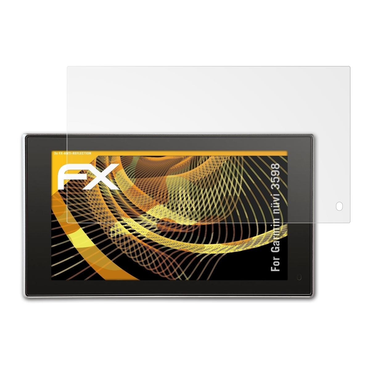 3598) nüvi FX-Antireflex ATFOLIX 3x Garmin Displayschutz(für