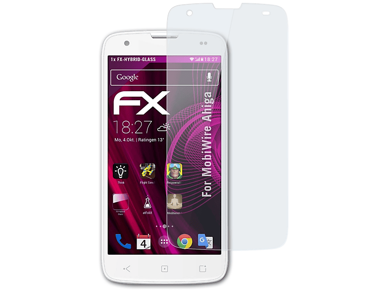 ATFOLIX FX-Hybrid-Glass Schutzglas(für MobiWire Ahiga)