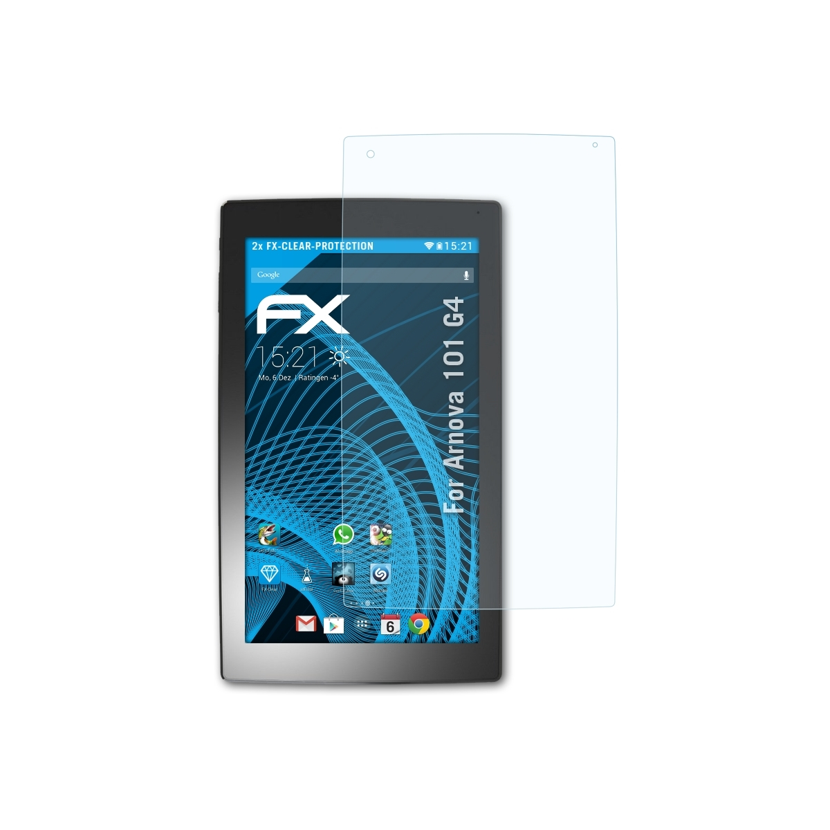 ATFOLIX Displayschutz(für 101 2x G4) Arnova FX-Clear