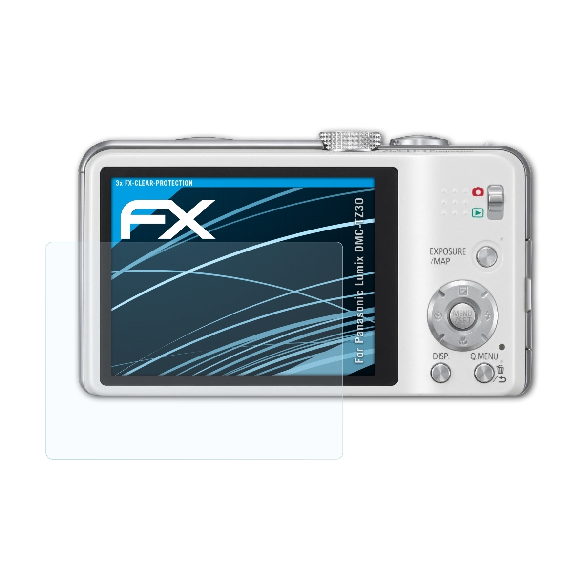 Displayschutz(für Lumix ATFOLIX DMC-TZ30) FX-Clear 3x Panasonic