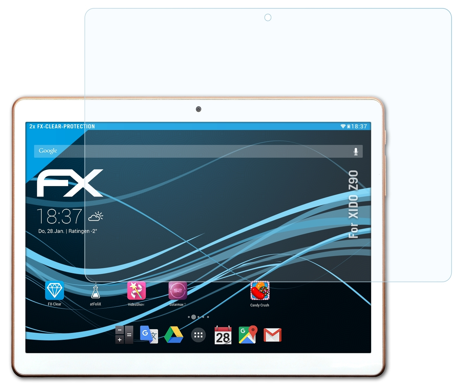 Z90) ATFOLIX Displayschutz(für FX-Clear 2x XIDO