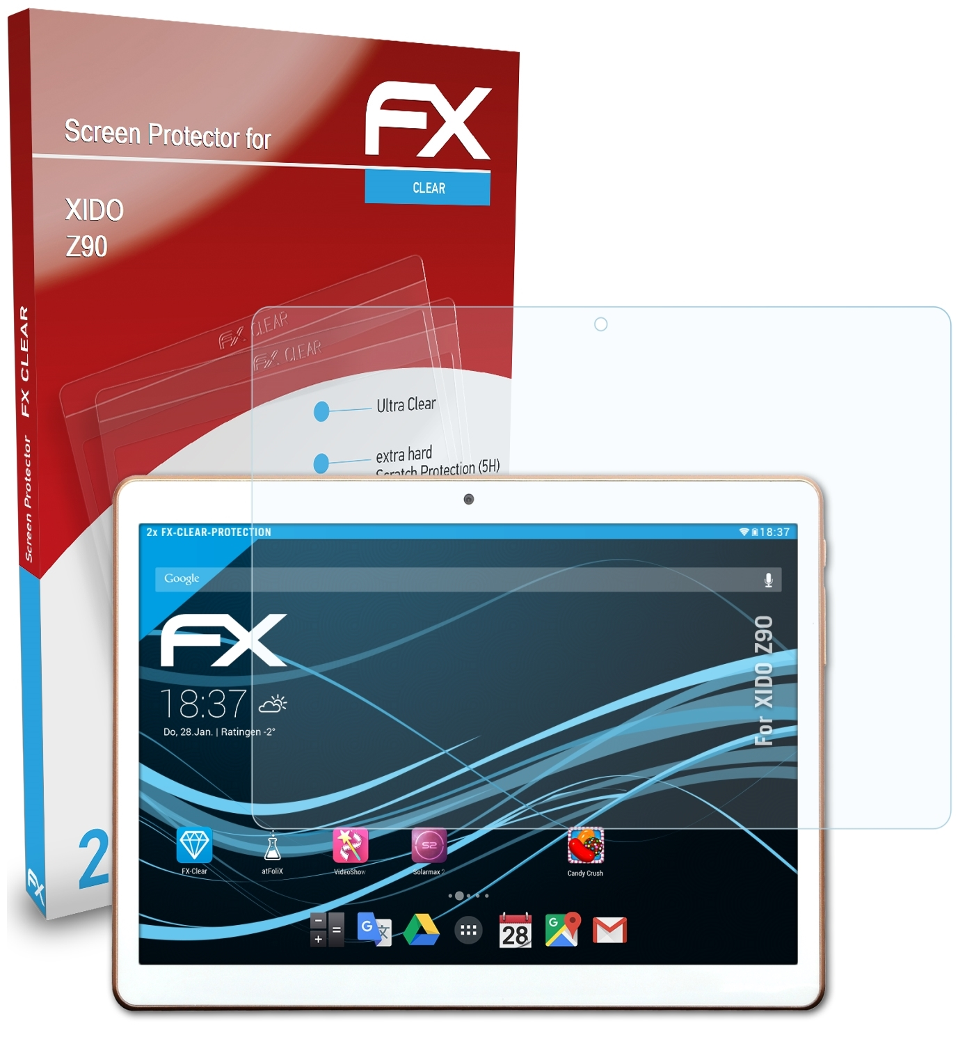 Z90) ATFOLIX Displayschutz(für FX-Clear 2x XIDO