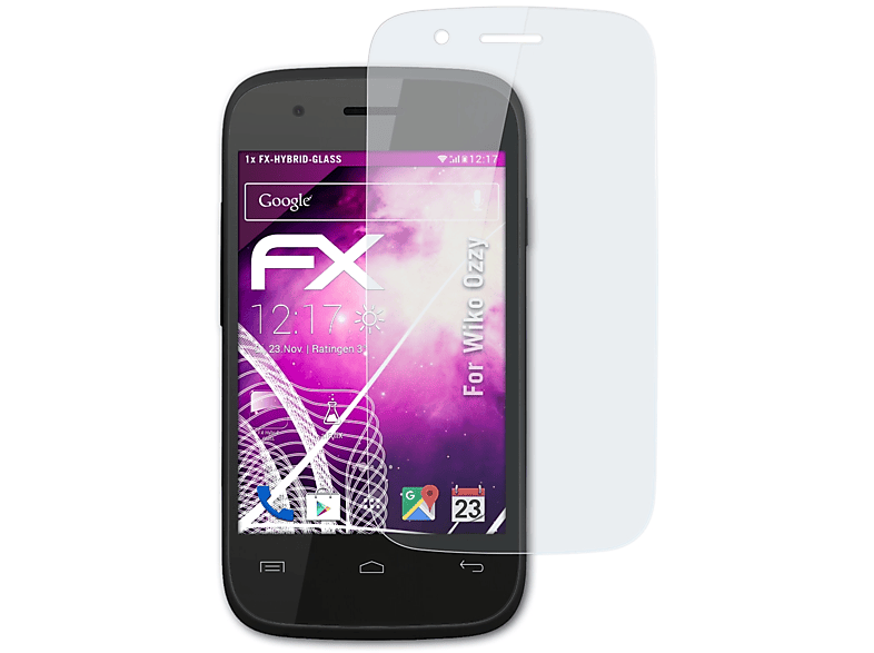 Wiko FX-Hybrid-Glass Schutzglas(für ATFOLIX Ozzy)