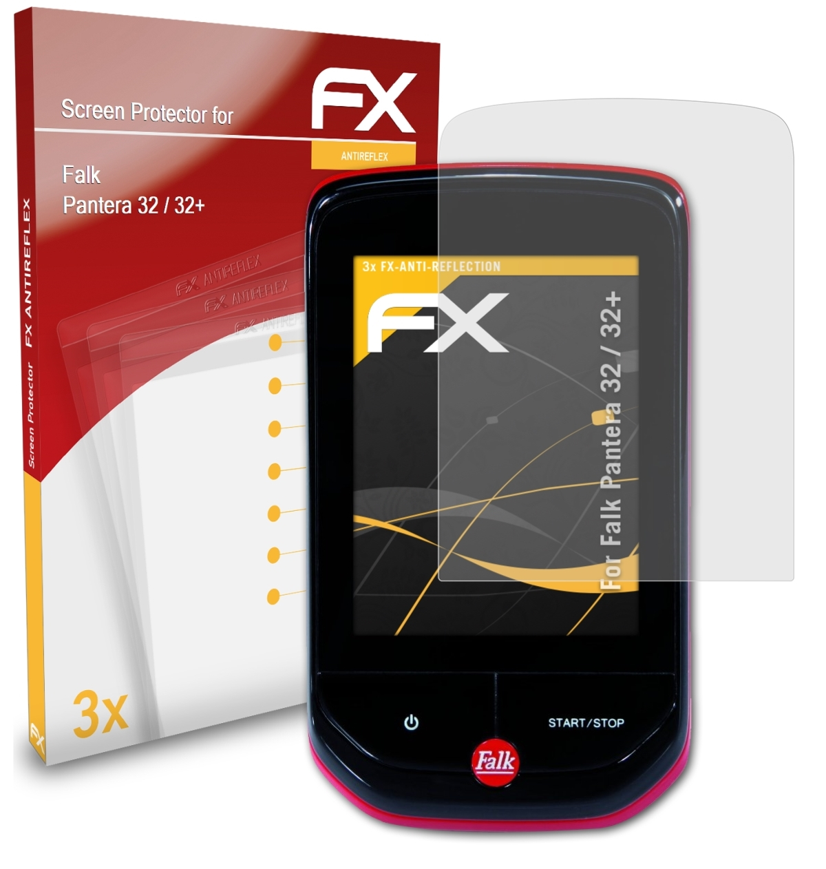 FX-Antireflex 32+) Pantera 32 3x ATFOLIX / Displayschutz(für Falk