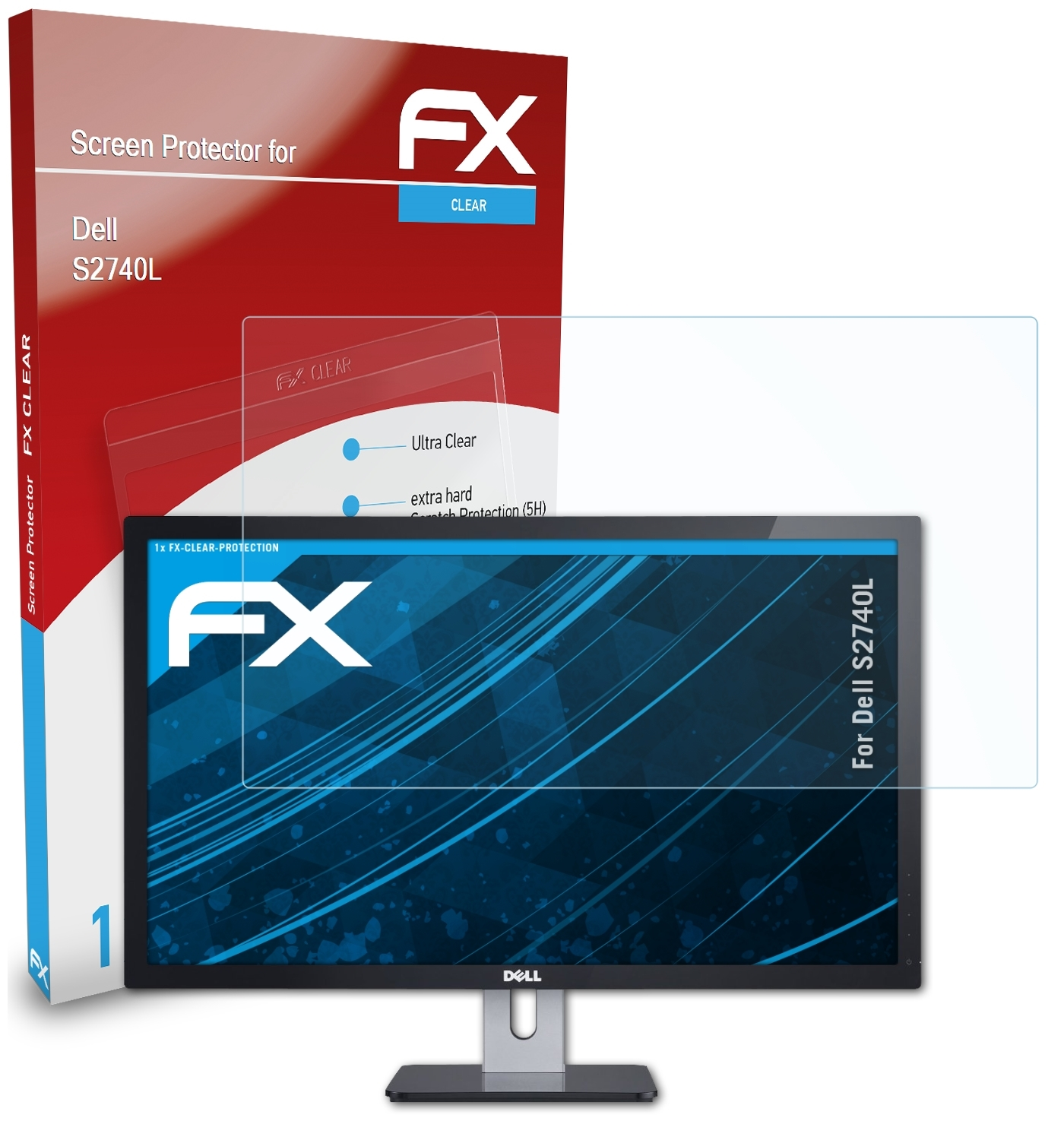 Dell ATFOLIX Displayschutz(für S2740L) FX-Clear