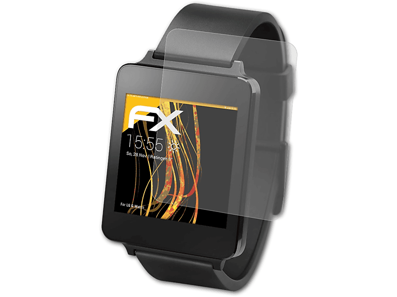 ATFOLIX 3x FX-Antireflex Displayschutz(für LG G Watch)