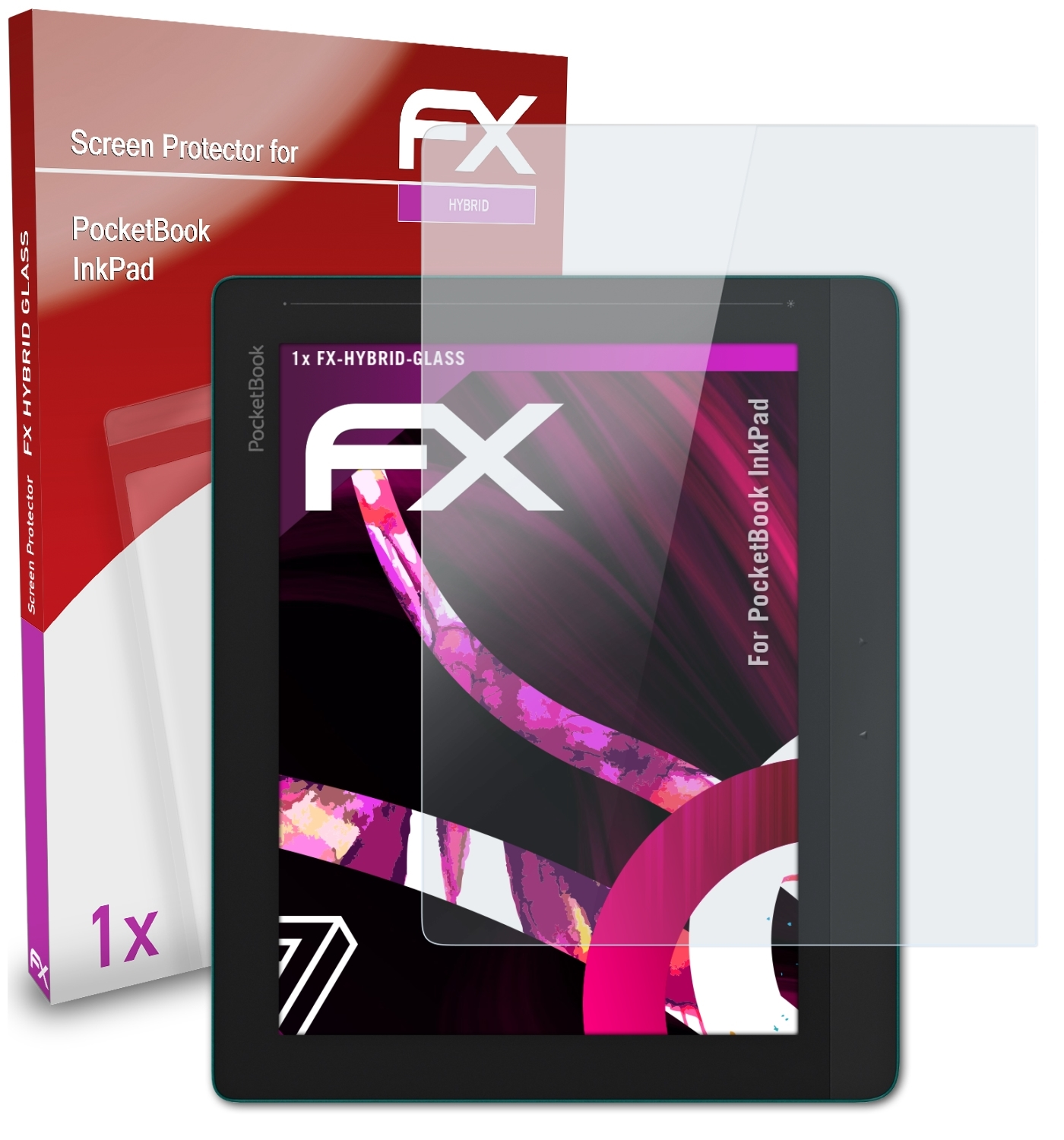 FX-Hybrid-Glass PocketBook ATFOLIX Schutzglas(für InkPad)
