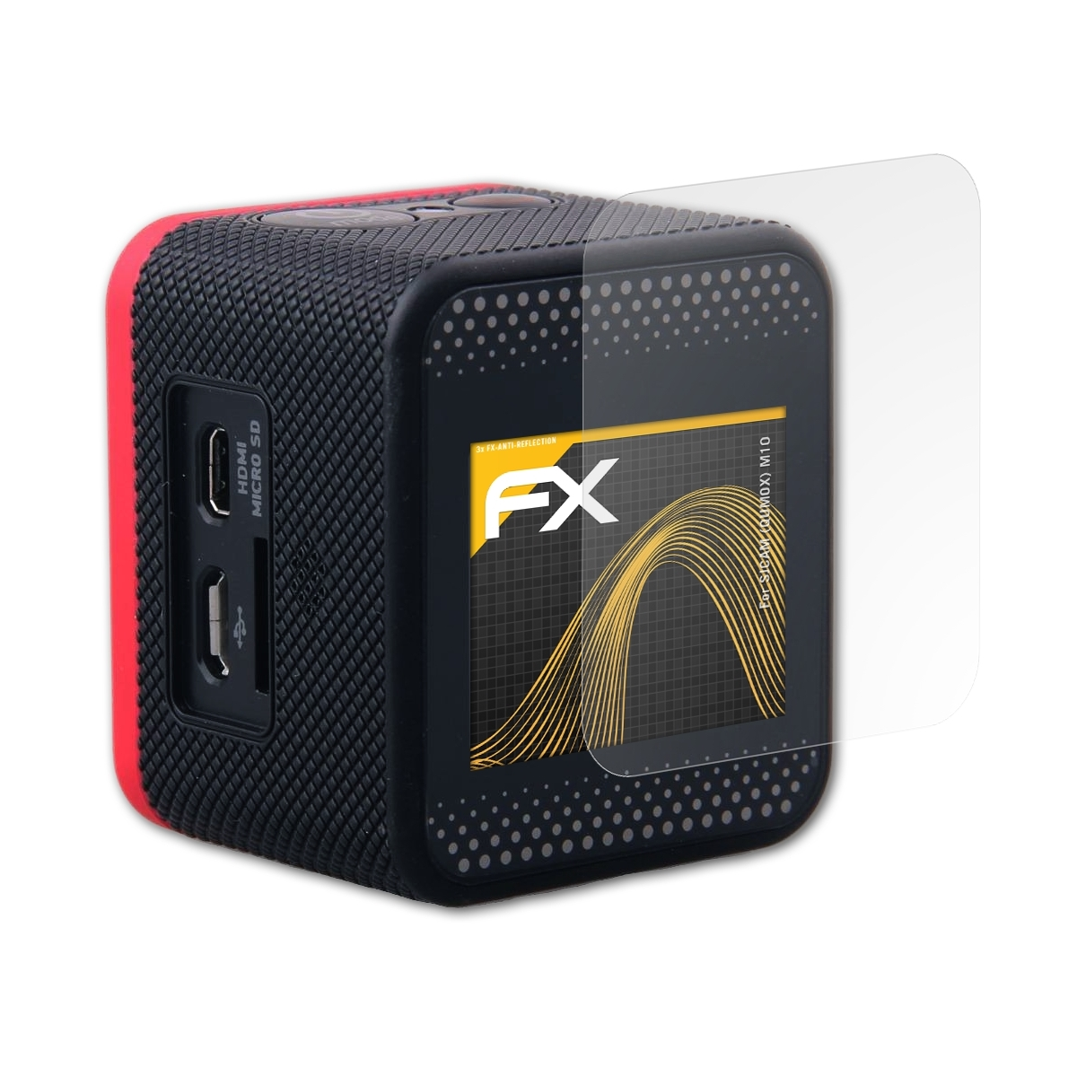 ATFOLIX 3x FX-Antireflex M10) Displayschutz(für SJCAM (QUMOX)