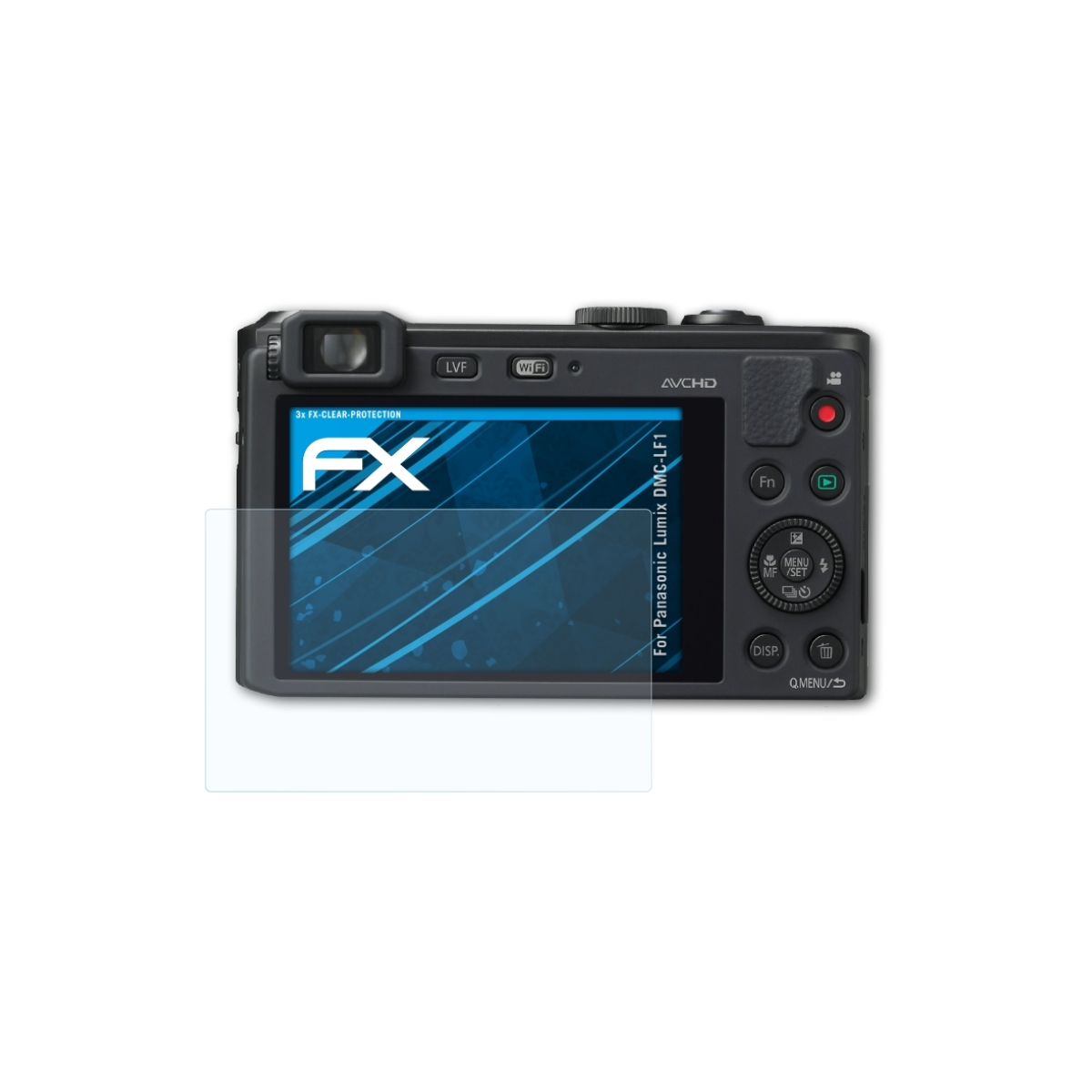 ATFOLIX 3x FX-Clear Displayschutz(für Panasonic Lumix DMC-LF1)