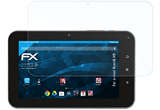 ATFOLIX 2x FX-Clear Displayschutz(für a-rival BioniQ HD)