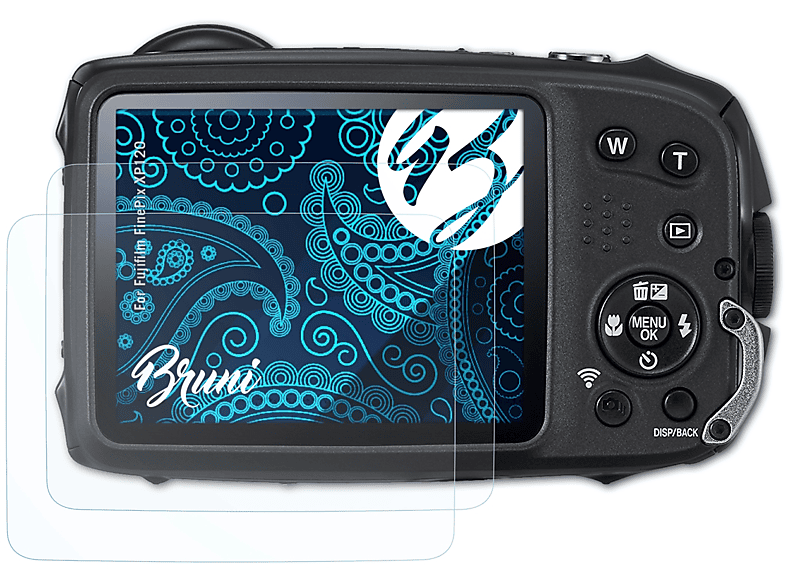 BRUNI 2x FinePix Fujifilm XP120) Schutzfolie(für Basics-Clear