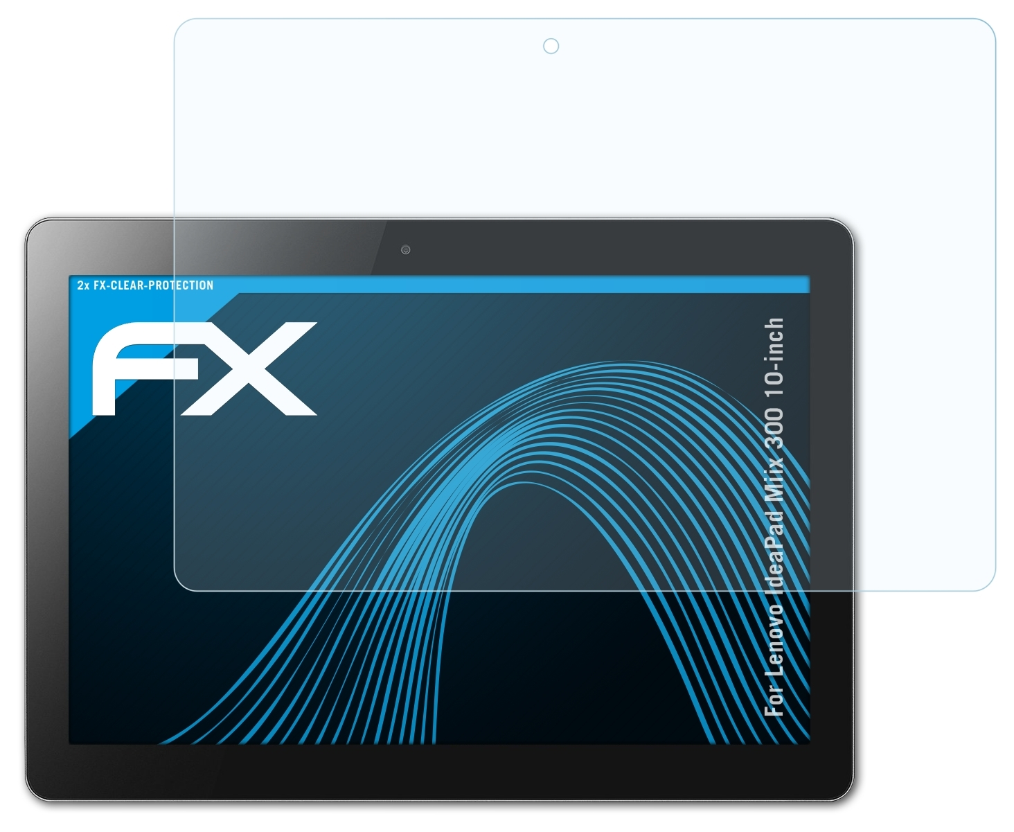 Displayschutz(für 2x IdeaPad (10-inch)) ATFOLIX Miix 300 FX-Clear Lenovo