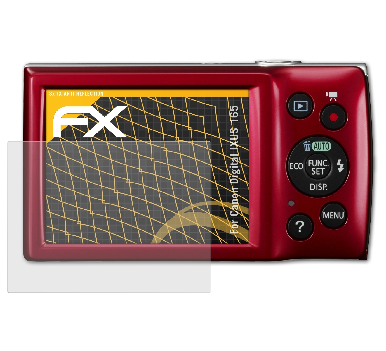 165) Digital IXUS 3x ATFOLIX Displayschutz(für FX-Antireflex Canon