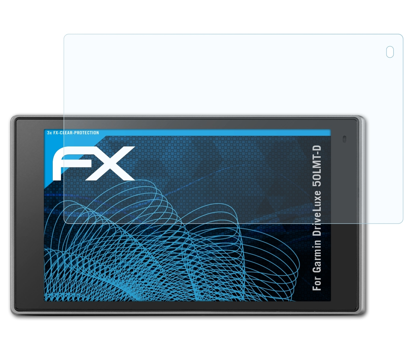 Garmin 50LMT-D) Displayschutz(für 3x FX-Clear ATFOLIX DriveLuxe
