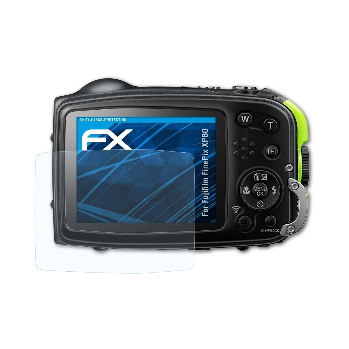 ATFOLIX 3x FX-Clear Fujifilm XP80) FinePix Displayschutz(für