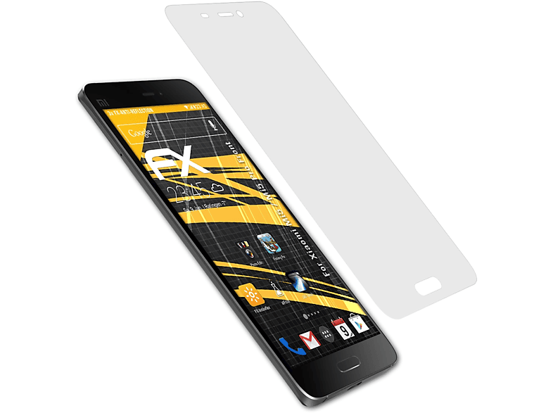 ATFOLIX 3x FX-Antireflex Displayschutz(für Xiaomi Mi5 / Mi5 Pro (Front))