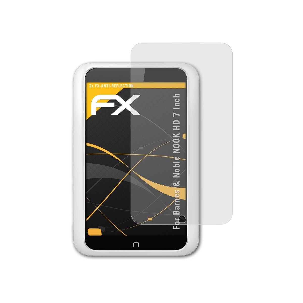 & Inch) FX-Antireflex HD ATFOLIX Barnes 7 2x NOOK Displayschutz(für Noble